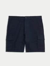 Straight Fit Stretch Cargo Short  Adomoo